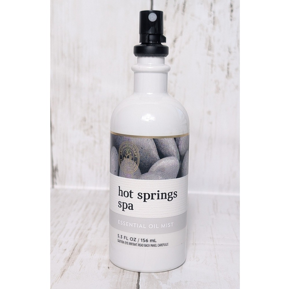Bath and Body Works Hot Springs Spa Essential Oil Mist Pillow Spray Discontinued